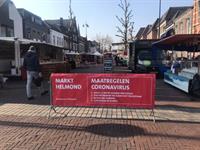 Weekmarkt Helmond tijdens coronacrisis Weekmarkt Helmond tijdens coronacrisis
