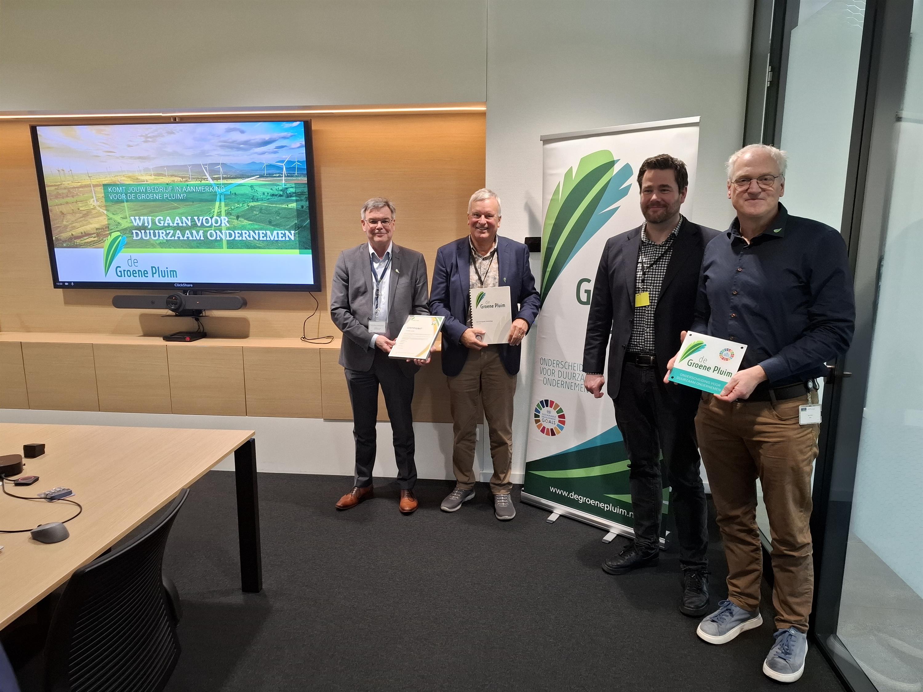 Groene Pluim voor Schunk Xycarb Technology