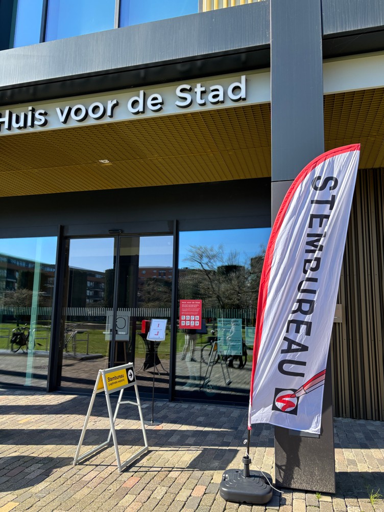 prikkelarm stembureau in het Huis voor de Stad