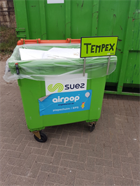 Container met airpop Container met airpop