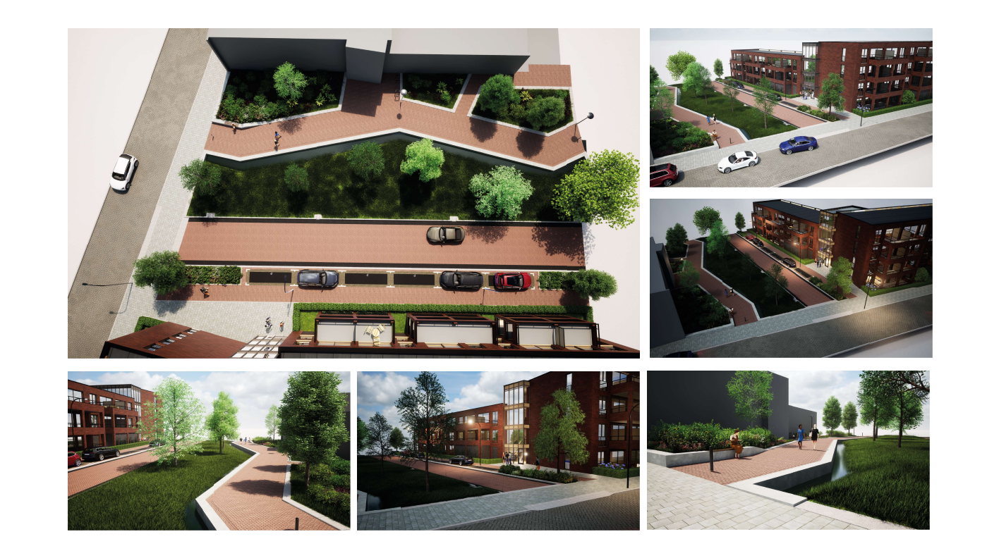 Nieuwe wijkentree De Waart aan Torenstraat