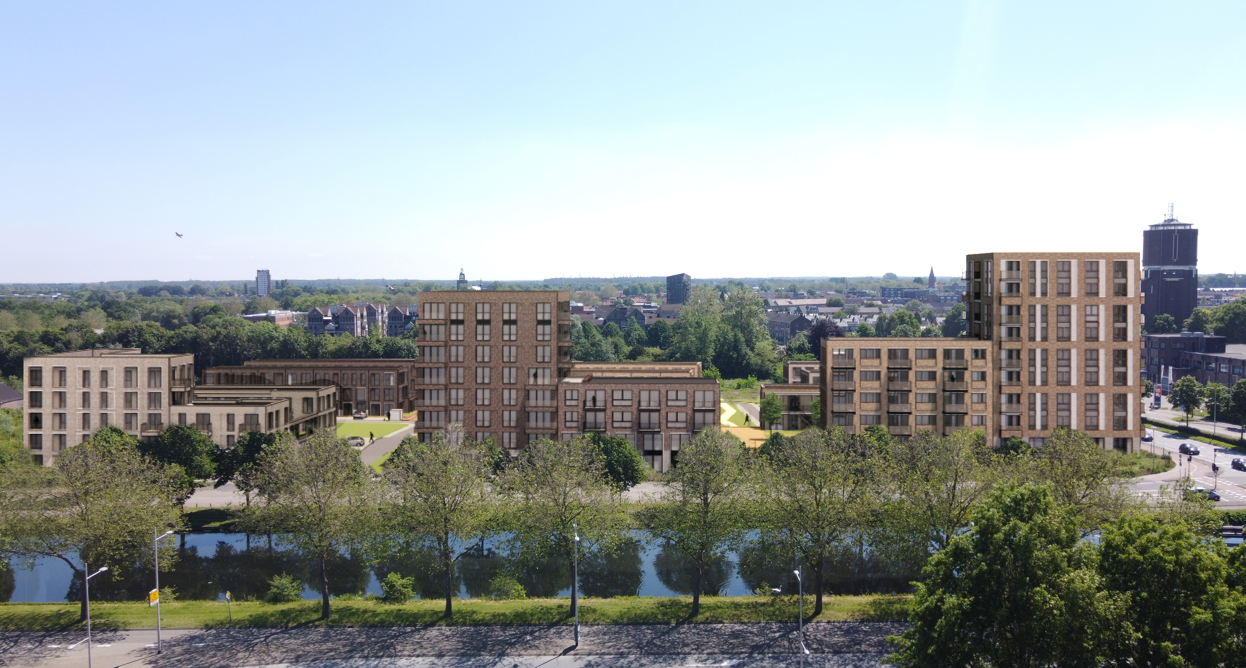 Een impressie van het project Ons Oostende aan het water.  